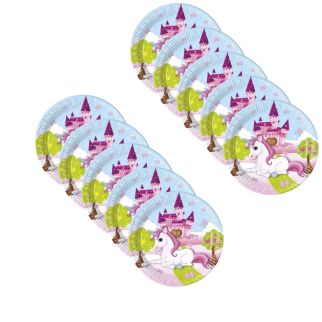 10 Assiettes Unicorn