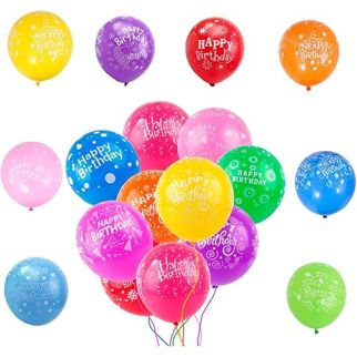 10 BALLONS HAPPY BIRTHDAY - Balloonia