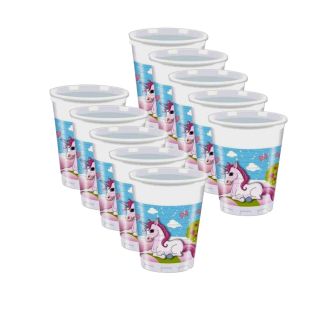 10 Gobelets Unicorn