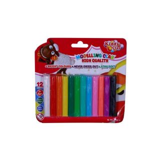 12 BATONS PATE A MODLER ASST KIDDY CLAY