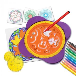 Spirographe Mandala Quercetti – Kit de Dessin pour Enfants