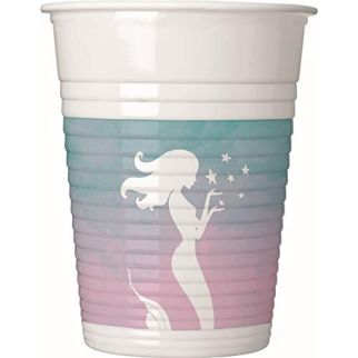 8 GOBELETS ELEGANT MERMAID