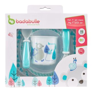 Mon 1er Coffret Repas Bébé Silicone - Badabulle