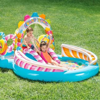 Air De Jeux Aquatique Royaume Des Bonbons - INTEX
