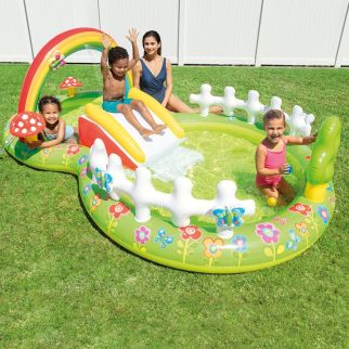 Air De Jeux Aquatique Gonflable Mon Jardin - INTEX