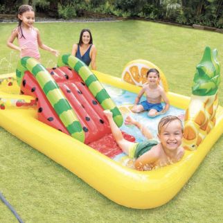 Air De Jeux Aquatique Gonflable Fruity - INTEX