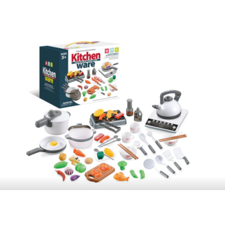 Ustensiles de cuisine avec son et lumière 52 Pcs