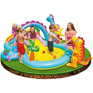 Aire de jeux Aquatique gonflable Dinoland - INTEX
