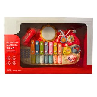 Piano et Xylophone éducatif-Rouge