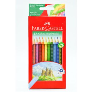 12 CRAYONS COULEUR GRIP