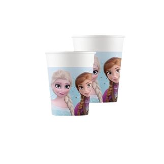 8 gobelets Frozen, Neige