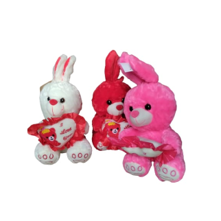 Peluche Lapin-Rose