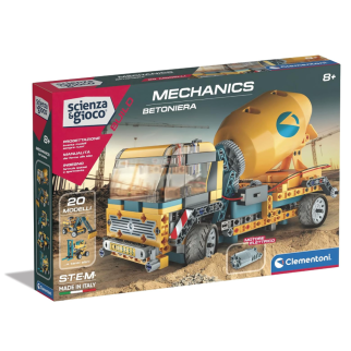 MECHANICS LAB - CONCRETE MIXER (USA CAN) - Clementoni