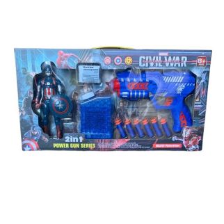 Pistolet à balles en cristal 2 en 1