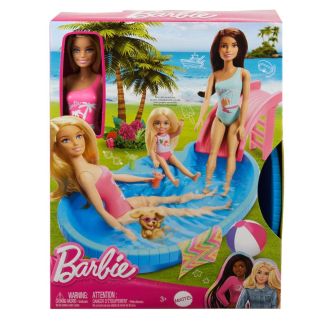Coffret Poupée Barbie Et Sa Piscine De Rêve - Barbie