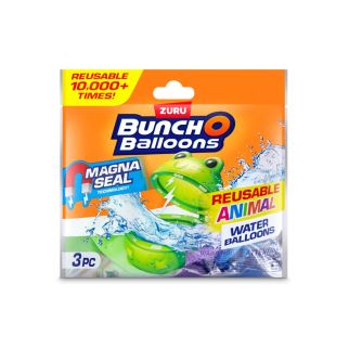 Animal Reusable Water Balloons 3 pc PDQ - Zuru