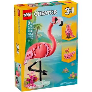 Animaux Sauvages 3en1 : le Flamant Rose - LEGO Creator 31170