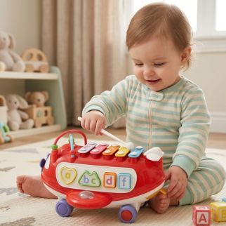 Avion interactif Xylophone jouet éducatif bébé