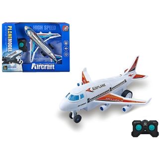 Avion Télécommandé Aircraft R/C – Avion de Ligne Radiocommandé avec Éclairage pour Enfant