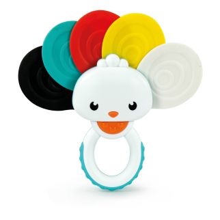 Hochet Paon arc-en-ciel - Clementoni