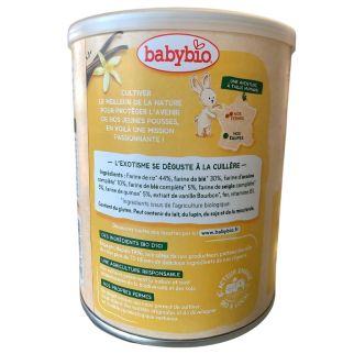 Babybio 5 Céréales Vanille 220g