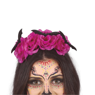 Serre Tete Voile Avec Fleurs