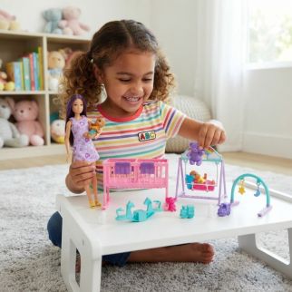 Barbie-La Chambre des Jumeaux-Coffret Skipper, Bébés et Accessoires - Mattel