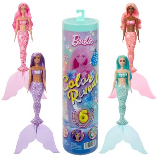 Mattel Barbie – Color Reveal Sirène avec Changement de couleur – JMW61
