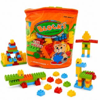 Blocks Play & Learn, 170 pièces | jeu de construction Créatif