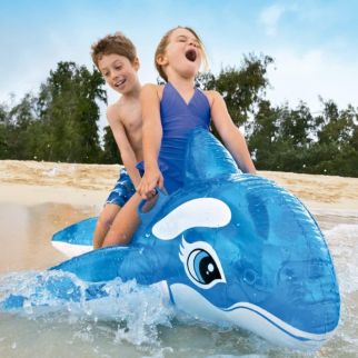 Bouée Gonflable Baleine Intex - Orque Bleue pour Enfants (152 cm)