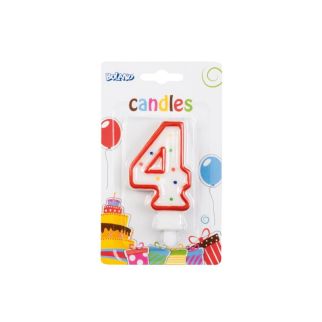 BOUGIE CHIFFRE N°4 - Boland