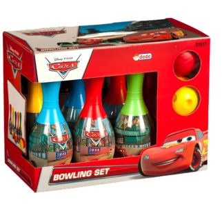 Dede Bowling Cars -Set de 6 Quilles et 2 Boules pour Enfant