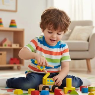 Excavatrice en bois - Manchot