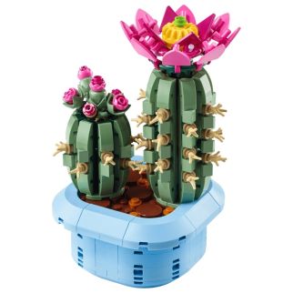Cactus Fleuri : Plante Artificielle à Construire - LEGO Botanicals
