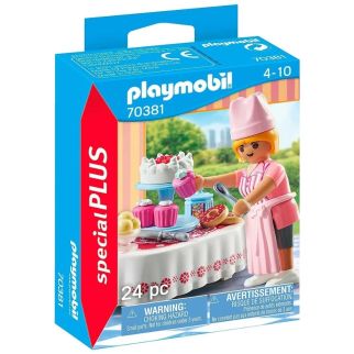 Candy Bar Baker With Dessert Table Playmobil