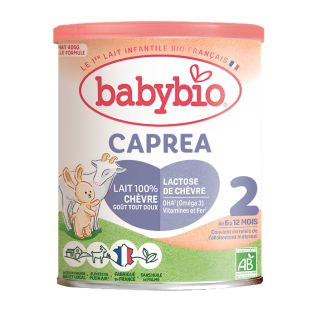 Lait bébé Caprea 2ème Âge Bio 800g
