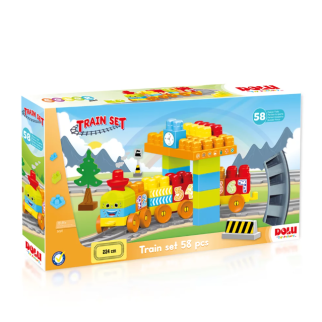 TRAIN SET 58 Pièces - DOLU