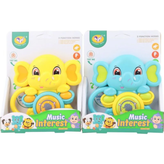 Hochet éléphant musical