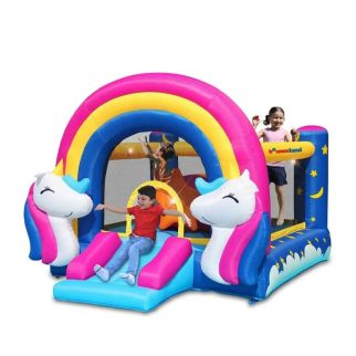 Château gonflable Fantasy Unicorne - 335 x 265 x 215 cm