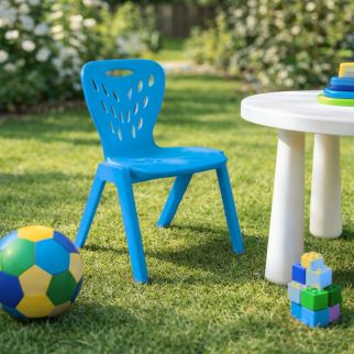 Dolu – Chaises couleur, -Bleu – 3078