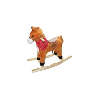 Cheval à Bascule Bandana Rouge