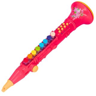 Clarinette pour Enfant – Instrument de Musique Électronique avec Lumières, 14 Mélodies et 8 Touches Colorées