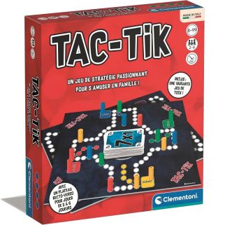 Clementoni Tac-Tik - Jeu de Stratégie Tactique Familial