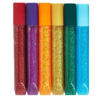 Colle pailletée Funbo – Lot de 10 tubes NEON – 12,5g – Scintillante & lavable