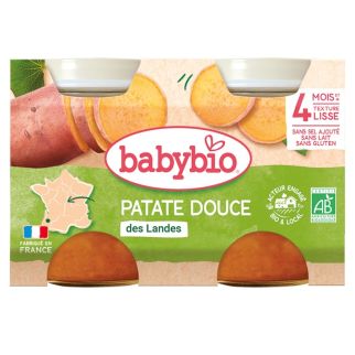 Petit Pot Patate Douce Bio 2x130g Babybio