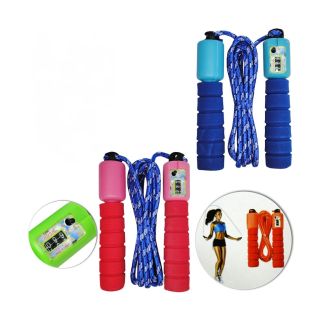 Corde à sauter avec le compteur-Vert