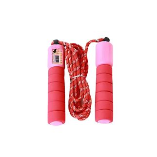 Corde à sauter avec le compteur-Rose