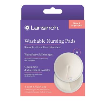 Coussinets d’Allaitement Lavables Lansinoh x4
