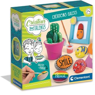 Kit de peinture sur galets Créations Galets - Clementoni
