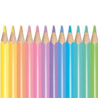 Maped – Crayons de couleur mini Color'Peps Pastel, boîte de 12 (11 cm) – MD13A832569